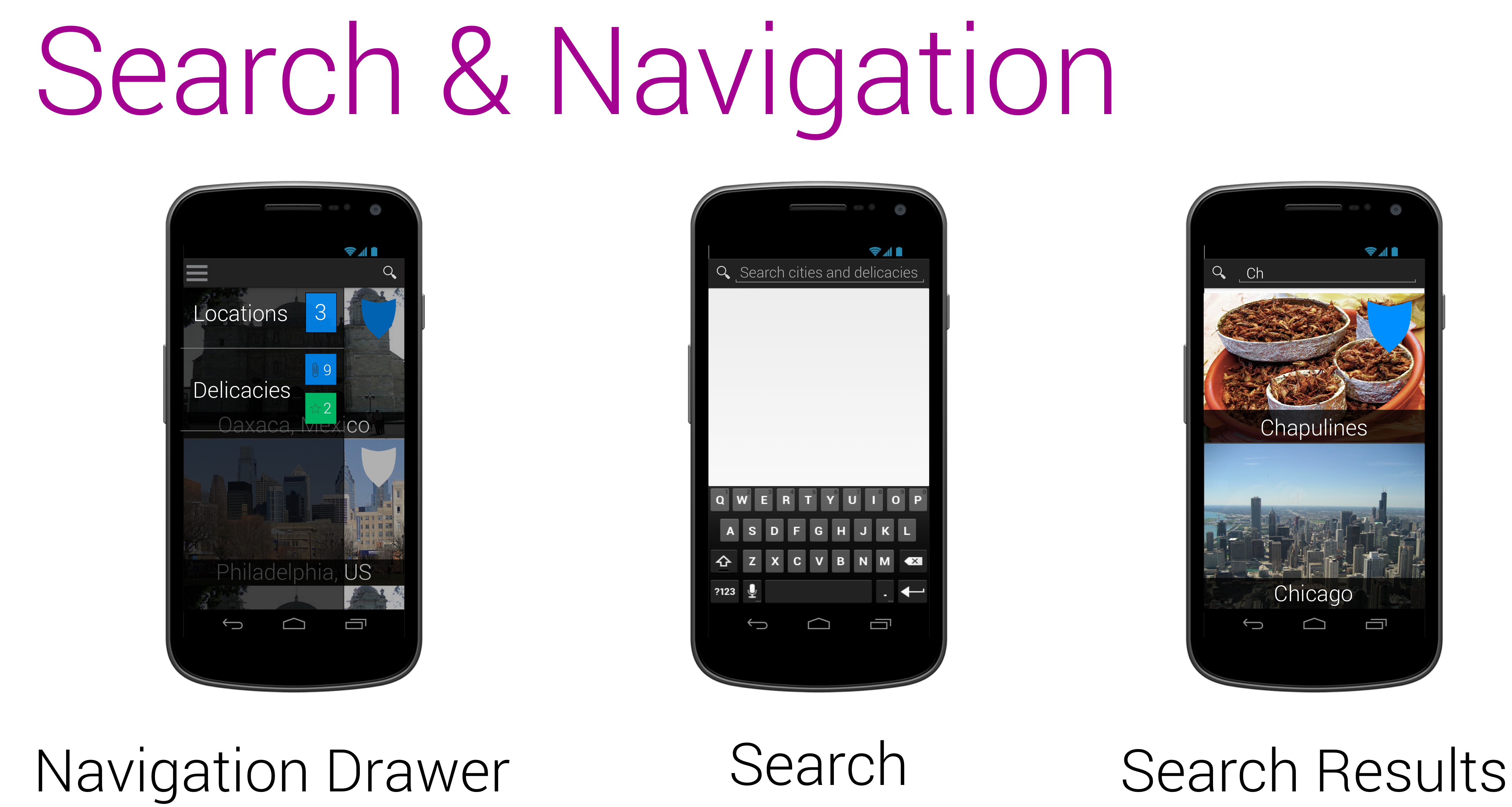 Search and Navigation