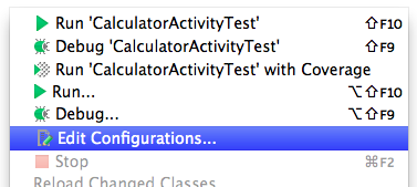 Run Configuration